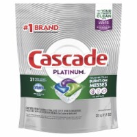 Cascade 21 Count Platinum Action Pacs (Pack of 6)