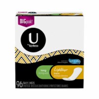 U by Kotex Security Lightdays Panty Liners, Long, Unscented, (Pack of 10) Perspective: Main