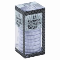 Rc Shower Curtain Hooks White (Pack of 6)