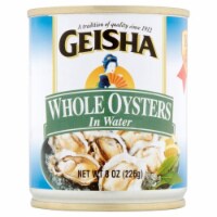 Geisha Whole Oysters in Water (Pack of 2)