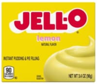 Jell-O Lemon Instant Pudding Mix & Pie Filling (Pack of 6)