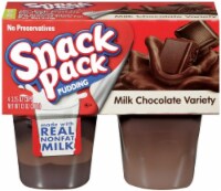 Snack Pack Milk Chocolate Variety Pudding Cups (Pack of 12)