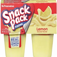 Snack Pack Lemon Pudding Cups (Pack of 2)