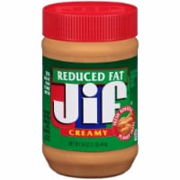 Jif Reduced Fat Creamy Peanut Butter, 16 Oz (Pack of 10)