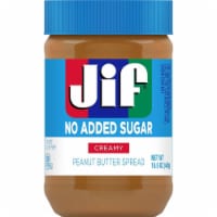 Jif No Added Sugar* Peanut Butter - 15.5oz (Pack of 8)