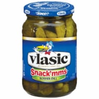 Vlasic Snack'mms Kosher Pickles Dill Minis, Keto Friendly (Pack of 3)
