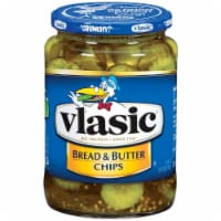 Vlasic: Bread & Butter Chips Mildly Sweet & Spicy Pickles (Pack of 8)