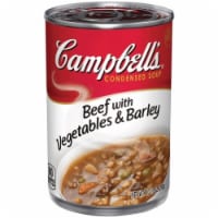 Campbell's Condensed Beef with Vegetables & Barley Soup, 10.5 Oz. Can (Pack of 2)