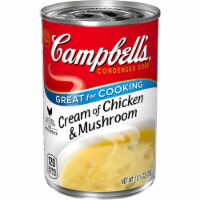 Campbell's Condensed Cream of Chicken & Mushroom Soup 10.5oz (Pack of 10)