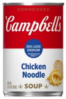 Campbell's Low Sodium Condensed Chicken Noodle Soup 10.75oz (Pack of 12)