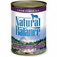 Natural Balance Pet Foods 723633001571 13oz Ultra Premium Lamb Formula Canned Dog Food-12pk