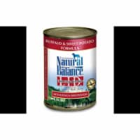 Natural Balance 723633431064 LID Buffalo & Sweet Potatoes 13oz, Case of 12
