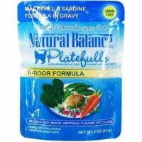 Natural Balance Pet Foods 723633531061 Platefulls Indoor Mackerel & Sardine-24pk