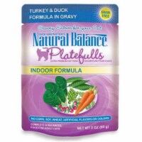 Natural Balance Pet Foods 723633540070 3 oz Natural Balance Platefulls Indoor Turkey & Duck F