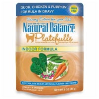 Natural Balance Pet Foods 723633540087 3oz Platefulls Indoor Duck, Chicken-24pk