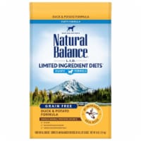Natural Balance Pet Foods NA77771 LID Potato & Duck Puppy Dry Dog Food, 4 lbs