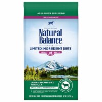 Natural Balance Pet Foods 723633779210 4 lbs Lid Lamb & Brown Rice Small Breed Dry Dog Food
