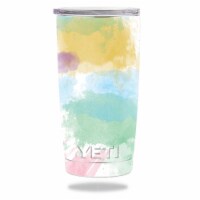 MightySkins YERAM20-Watercolor White Skin for Yeti 20 oz Tumbler - Watercolor White