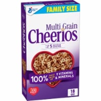 Multi Grain Cheerios, Gluten Free, Whole Grain 18 oz (Pack of 10)
