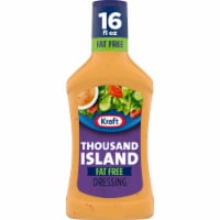 Kraft Thousand Island Fat Free Salad Dressing 16 fl oz (Pack of 24)