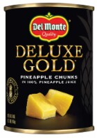 Del Monte Gold Pineapple Chunks Canned Fruit 20 Oz (Pack of 3)