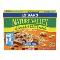Nature Valley Granola Bar Sweet and Salty Nut Variety Pack, 12 ct. (Pack of 32)