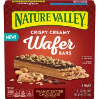 Nature Valley Crispy Creamy Wafer Bars Peanut Butter Chocolate (Pack of 32)