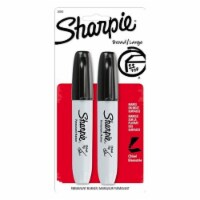 Sharpie, Permanent Markers, Chisel Tip, Black (Pack of 16)