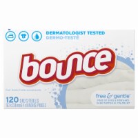 Bounce Fabric Softener Dryer Sheets Free & Gentle (Pack of 32) Perspective: Main