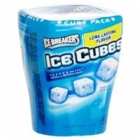 Ice Breakers Ice Cubes Peppermint Sugar Free Gum 40 pieces (Pack of 14)