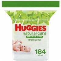 Huggies, Natural Care Baby Wipes, Refill Pack, Fragrance Free - 184 ea (Pack of 16) Perspective: Main