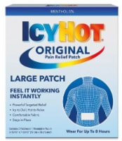 Icy Hot Original Pain Relief Large Back Patch (Pack of 32) Perspective: Main