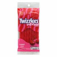 TWIZZLERS Pull 'n' Peel Licorice Candy, Cherry, 6.1 Ounce (Pack of 32)