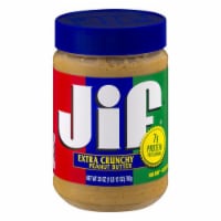 Jif Extra Crunchy Peanut Butter, 28 Oz (Pack of 32)