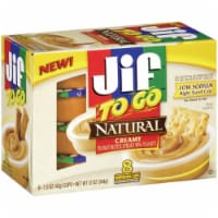 Jif to Go Natural Peanut Butter (Pack of 18)