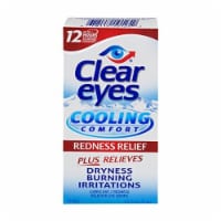 Clear Eyes Cooling Comfort Redness Relief - #1 Selling Brand of Eye Drops (Pack of 10)