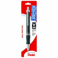pentel bk910bp black client ball point pen (Pack of 3)