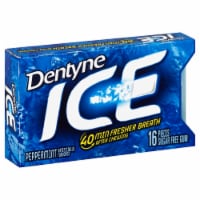 Dentyne Ice - Peppermint Gum (Pack of 32)
