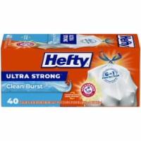 Hefty Ultra Strong Clean Burst Scent Trash Bags (Pack of 12)