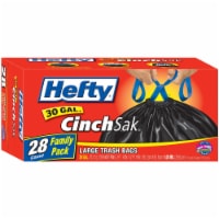 Hefty® Strong 30-Gallon Multi-Purpose Large Drawstring Trash Bags, 28 ct -  Kroger