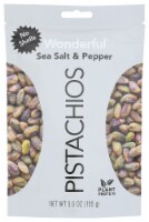 Wonderful Pistachio Sea Salt & Pepper No Shells Pistachios (Pack of 3)