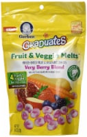 Snacks for Baby Fruit & Veggie Melts Baby Snack Very Berry Blend (Pack of 32)