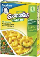 Macaroni and Cheese with Seasoned Peas and Carrots Toddler Food (Pack of 3)
