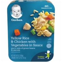 Gerber Yellow Rice and Chicken with Vegetables in Sauce Toddler Food (Pack of 48)