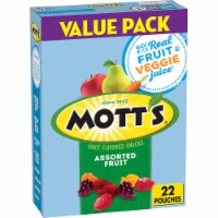 Fruit Flavored Snacks Assorted Fruit Pouches (Pack of 6)