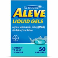 Aleve Naproxen Sodium Pain Reliever Liquid Gels (Pack of 24) Perspective: Main