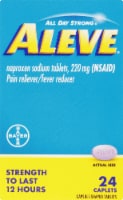 Pain Relief Naproxen Sodium Caplets ‐ 24 Count (Pack of 4)