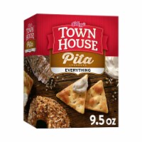 Pita Crackers Everything Flavor Oven Baked Crackers 9.5 Oz (Pack of 16)