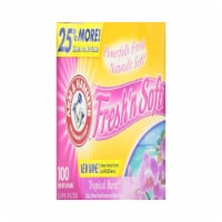 Arm & Hammer Fresh n' Soft Fabric Softner Sheets, Tropical Burst (Pack of 14)