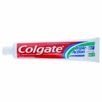 Colgate Triple Action Toothpaste Original Mint 6 Oz (Pack of 12)